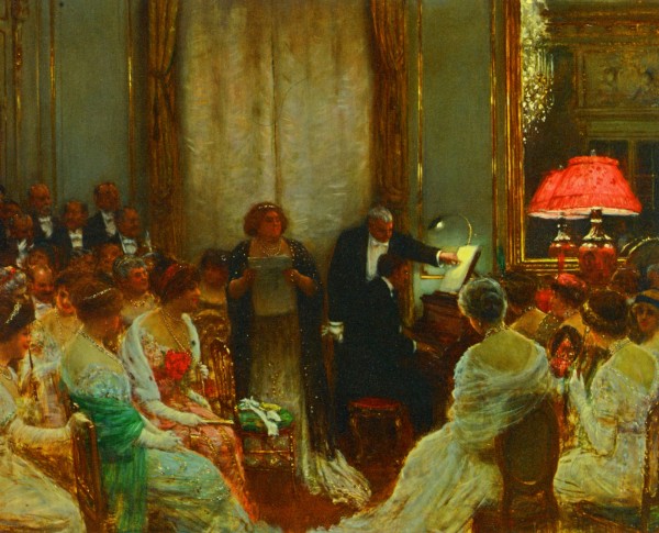 Le Concert Prive by Jean Beraud